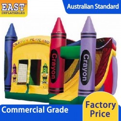 Inflatable Crayon Playland Combo