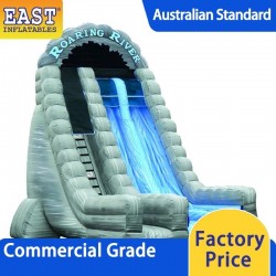 Roaring River Dual Lane Inflatable Dry Slide