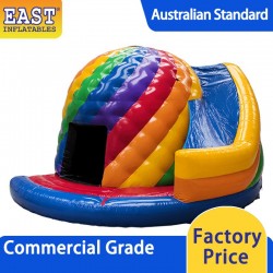Disco Bouncy Castle With Slide